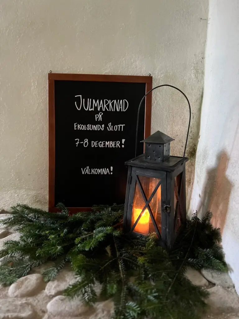 Julmarknad på Ekolsund